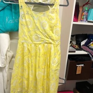 Yellow sun dress